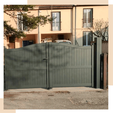 portail en bois