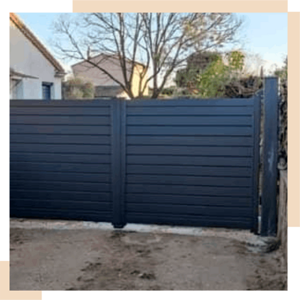 portail en bois